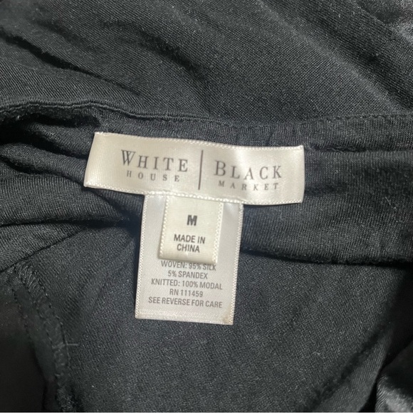 (EUC) White House Black Market Black Bustier Camisole Top Size M! - Picture 3 of 3